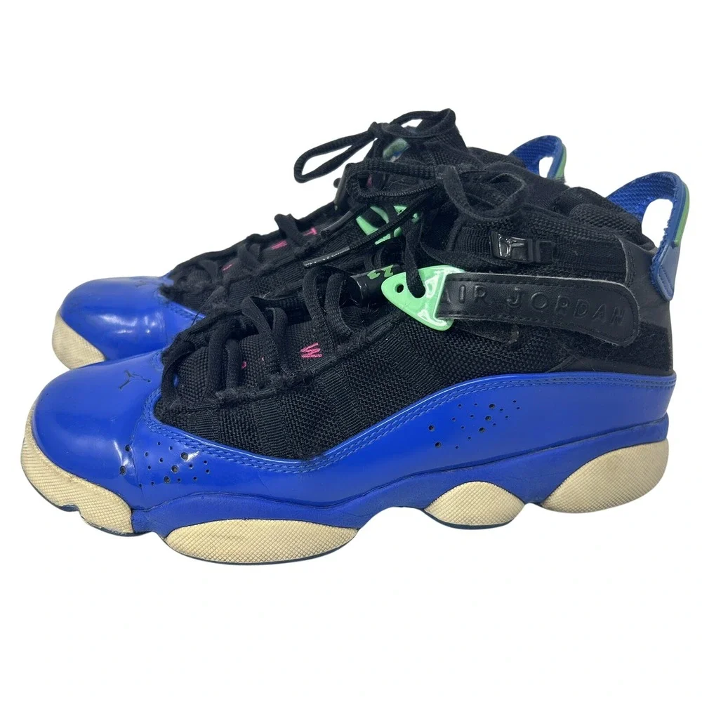 Nike Air‎ Jordan 6 Rings Royal Blue Sneakers 6Y -323399-039